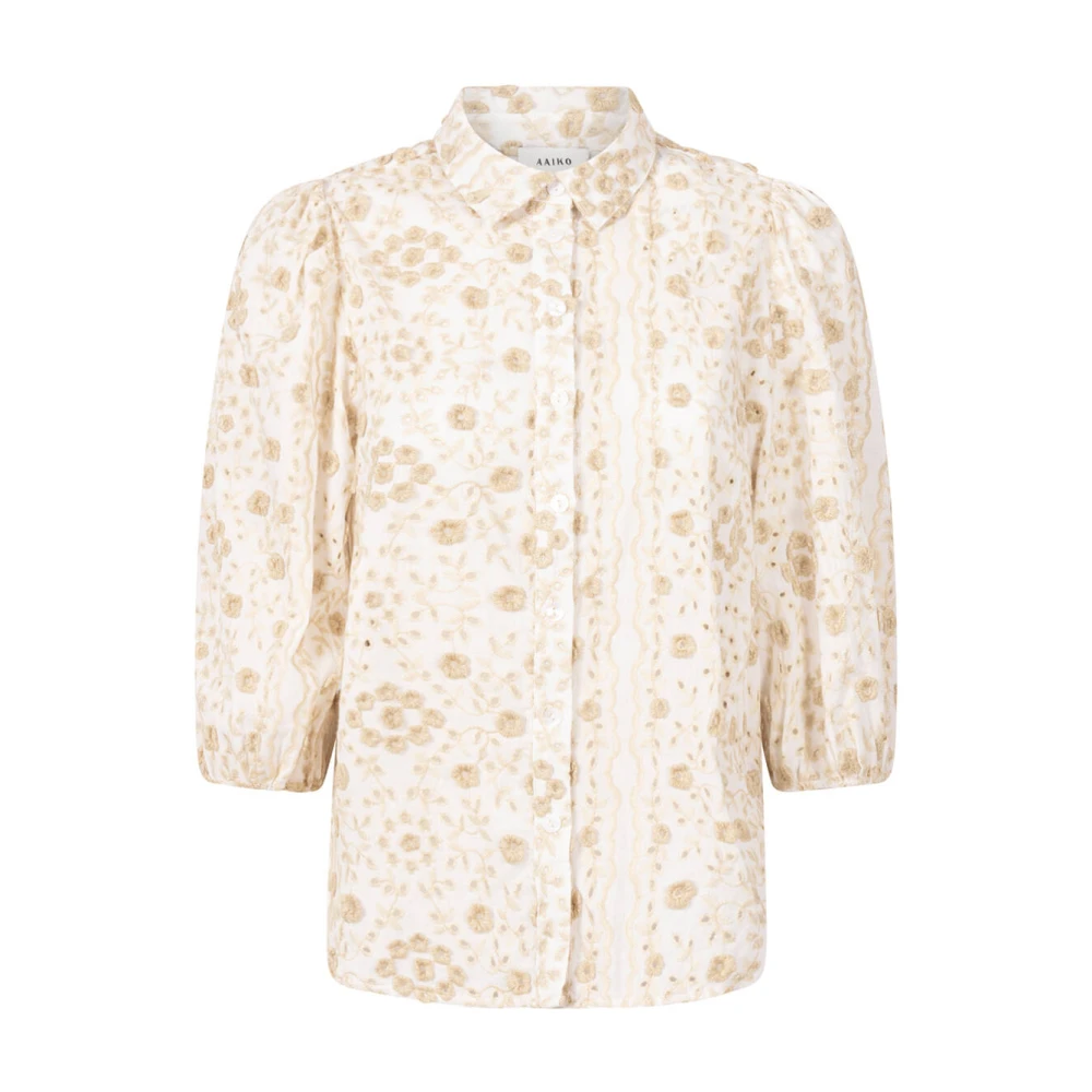 Aaiko Twee Tone Blouse Lange Mouw Multicolor Dames