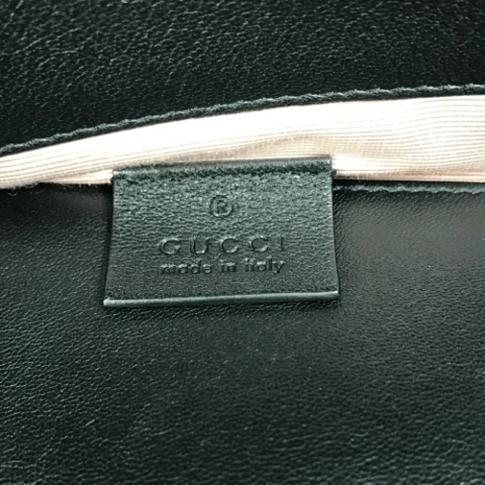 Gucci Vintage Pre-owned Leather gucci-bags Black Dames