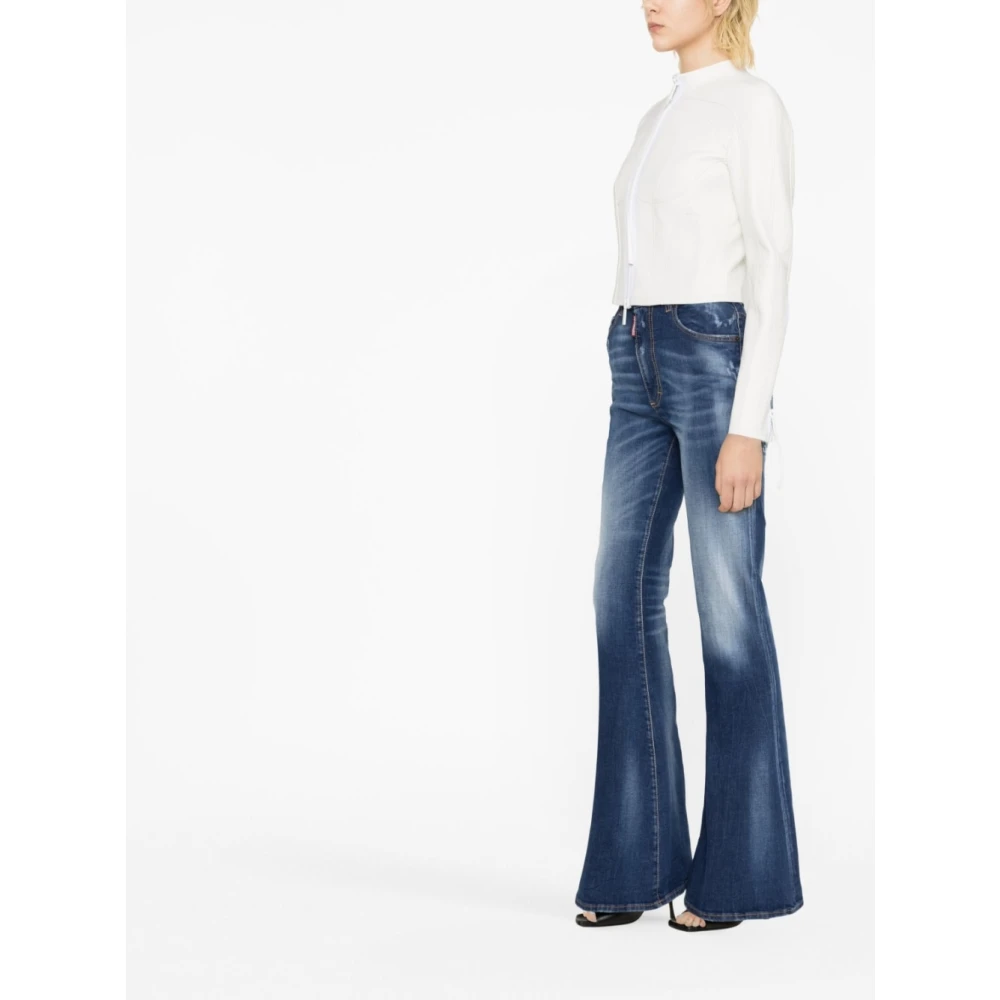 Dsquared2 Navy Blauwe Jeans voor Mannen Blue Dames