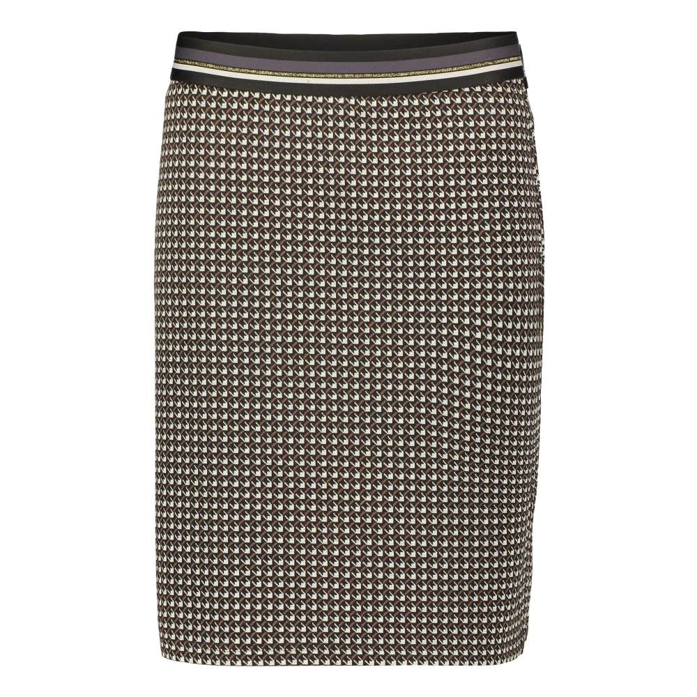 Betty Barclay Elegante Slip Rok met Elastische Taille Black Dames