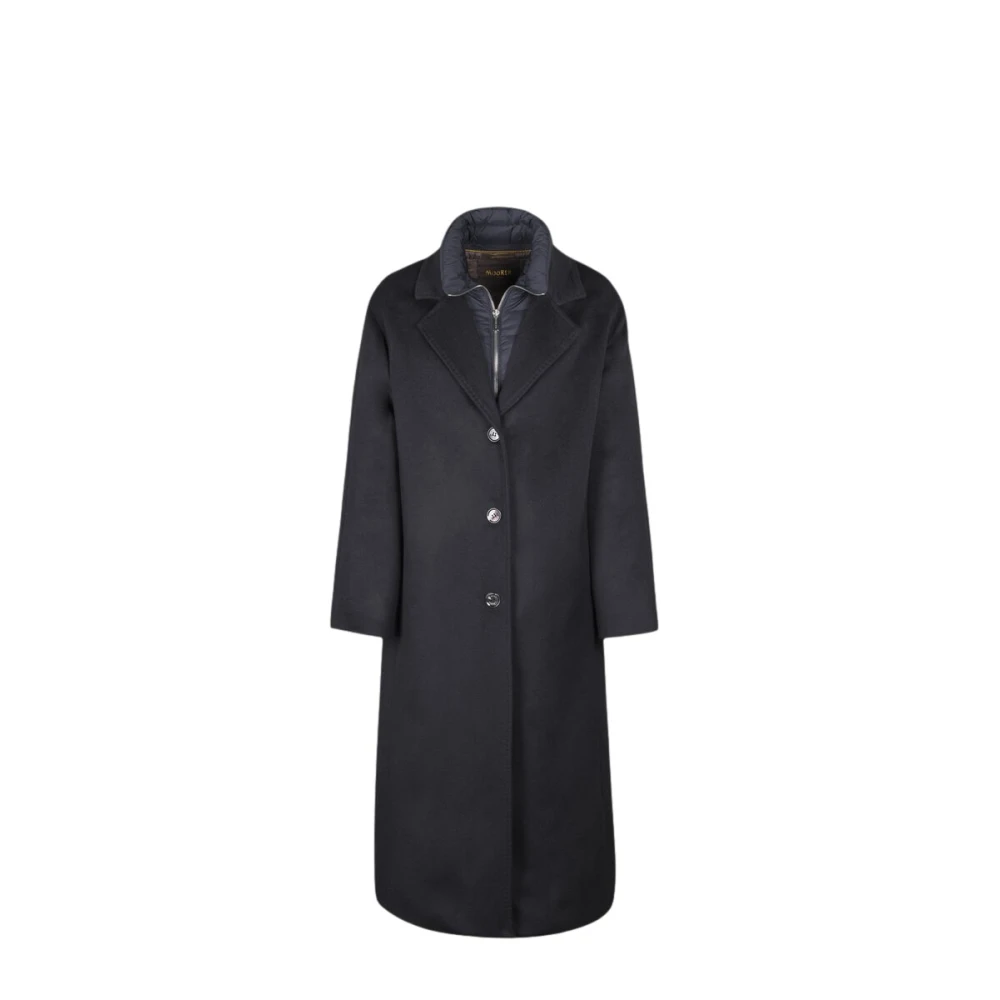 Moorer Women's Blue Down Coats, S, Breanna-Le