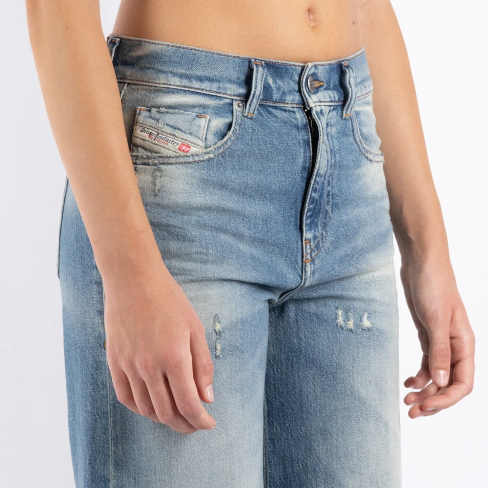 Diesel Klassieke Blauwe Jeans Blue Dames
