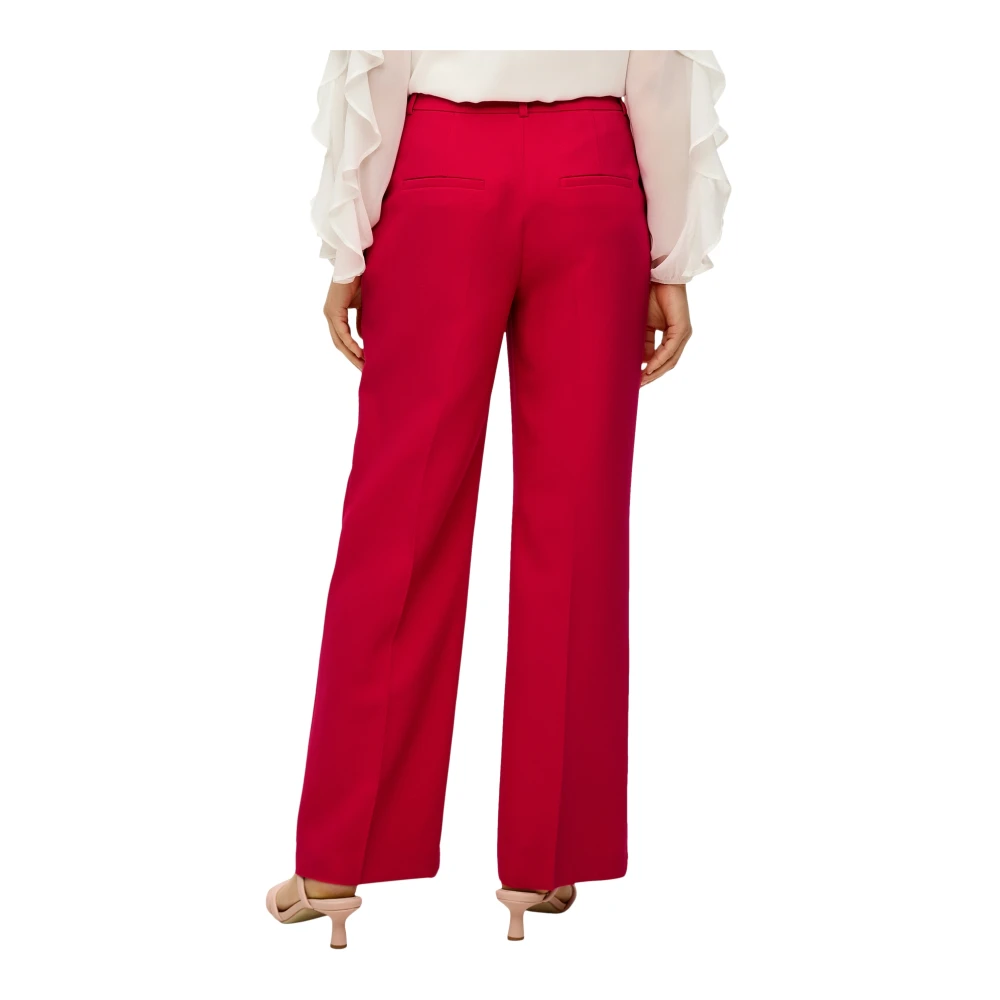 s.Oliver Wide Trousers Red Dames