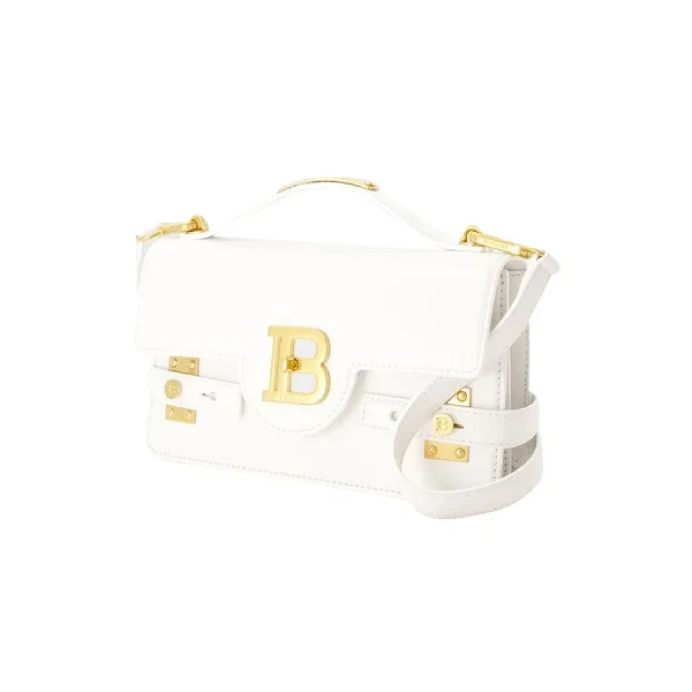 Balmain Leather handbags White Dames