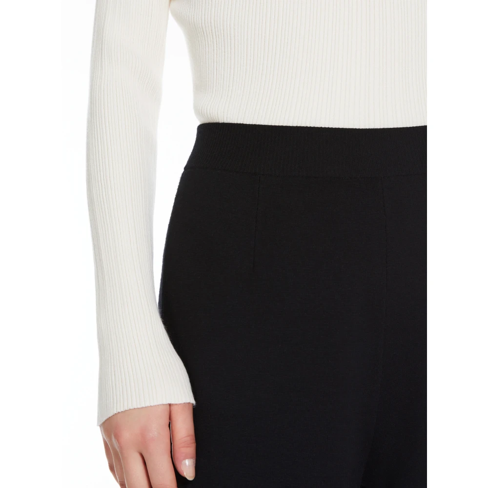 Max Mara Studio Zwarte Broek Dula Black Dames