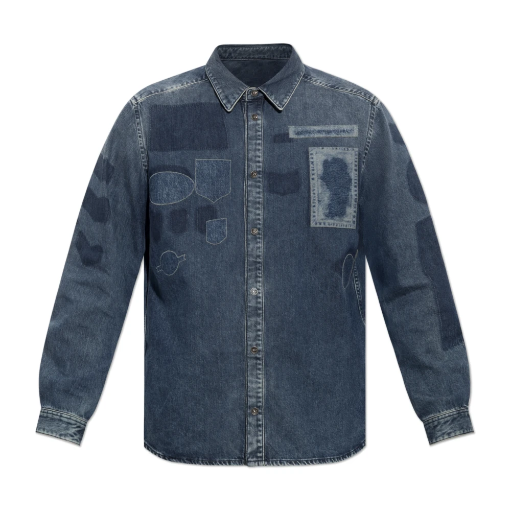Diesel Homme Bleu - D-Simply-S14 Chemise En Jean - Chemises - Taille: Xs