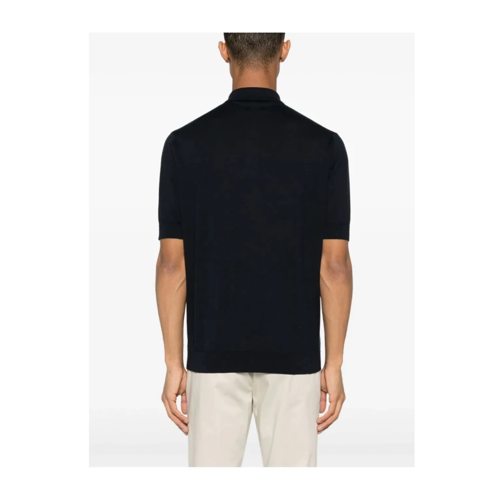 Lardini Zwarte T-shirts & Polos Ss24 Black Heren