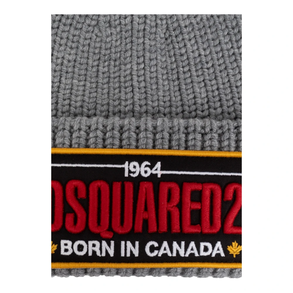 Dsquared2 Pet met logo Gray Heren