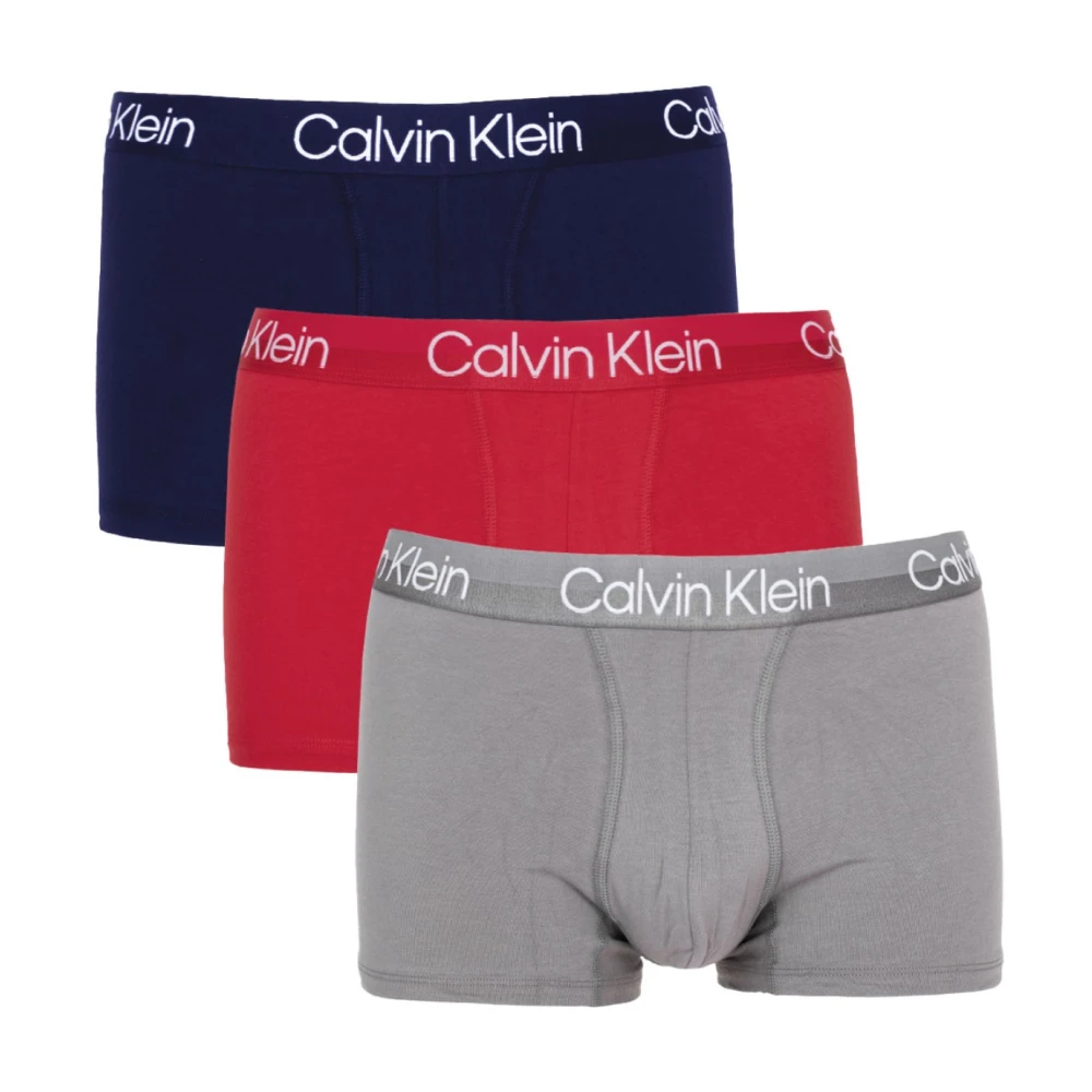 Calvin Klein Multicolor Stretch Katoenen Boxers Pak Multicolor Heren
