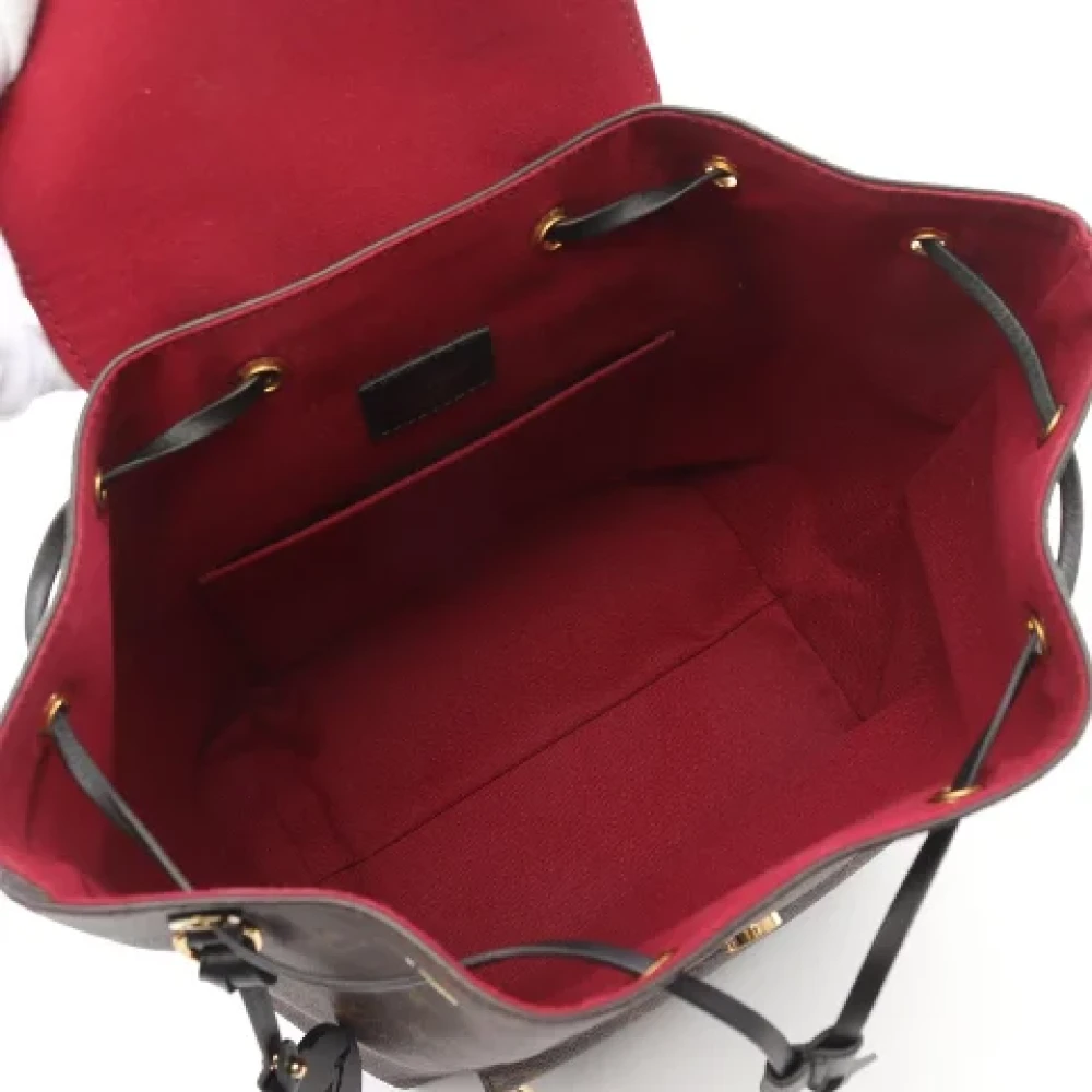 Louis Vuitton Vintage Pre-owned Canvas backpacks Brown Dames