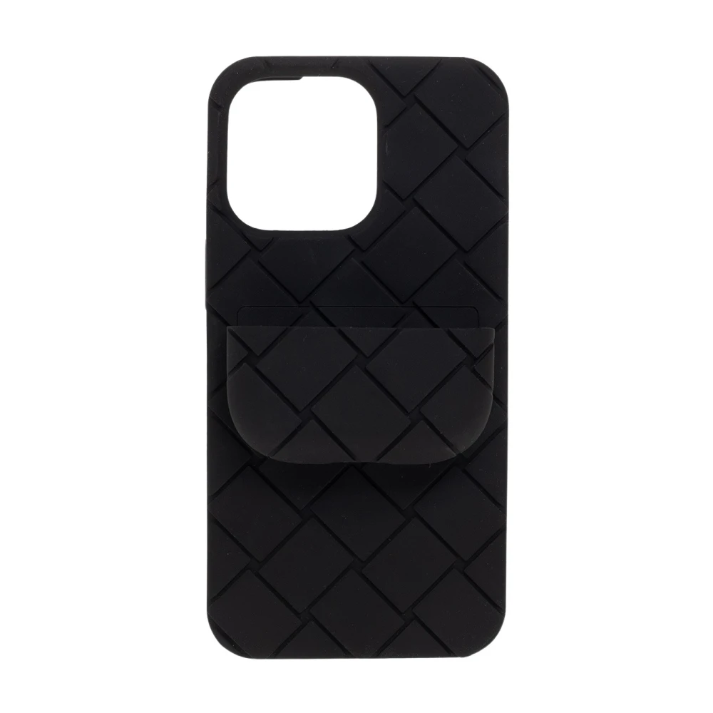 Bottega Veneta iPhone 13 Pro case with AirPods holder Black, Herr