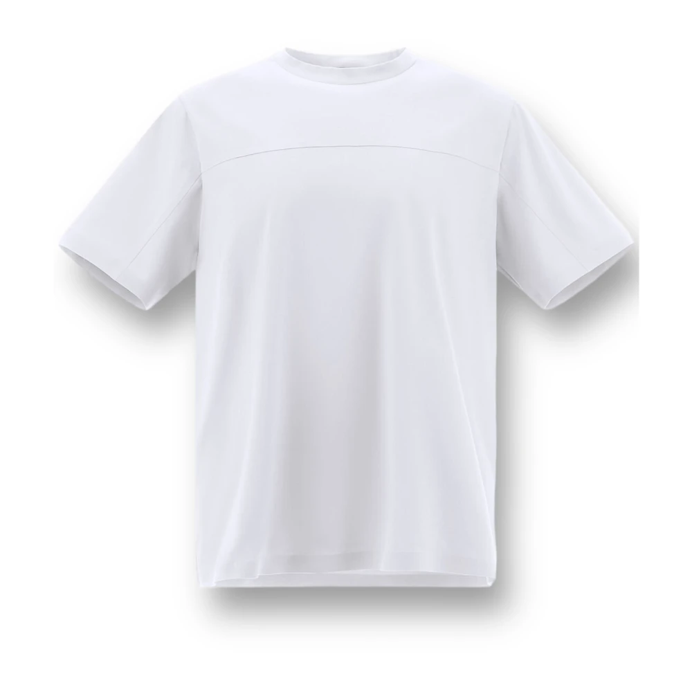 Herno Witte T-shirt met Zakje White Heren