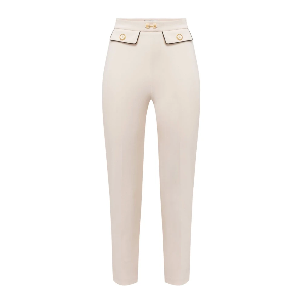 Trousers > Slim-fit Trousers - - Elisabetta Franchi - Modalova