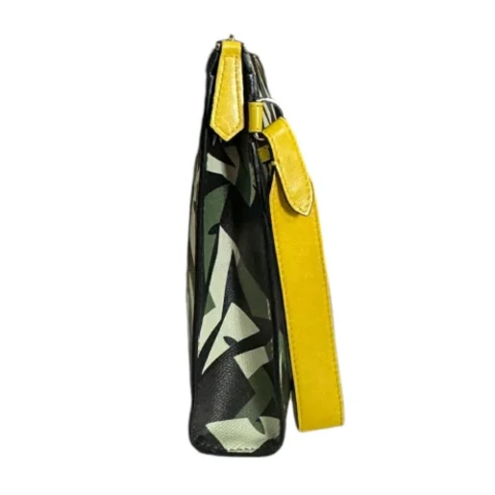 Fendi Vintage Pre-owned Leather clutches Green Heren