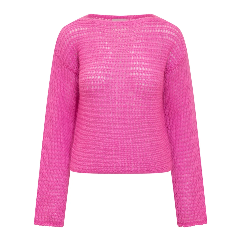 Forte Cropped Trui Pink Dames