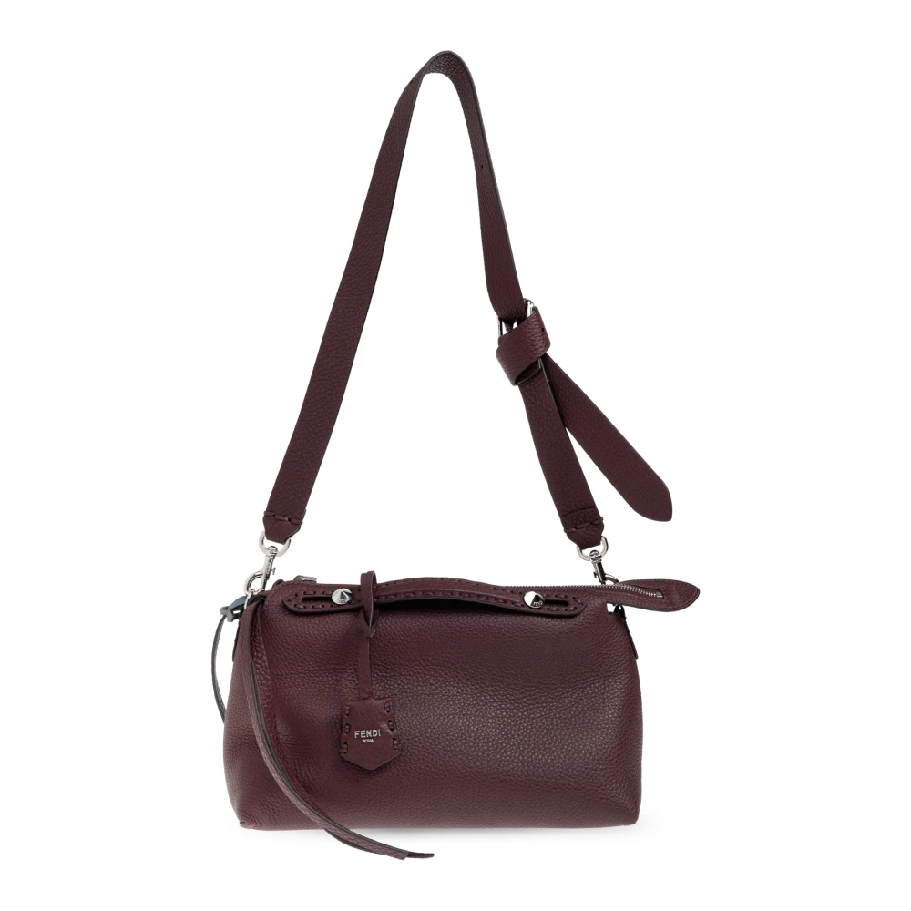 Fendi Shoulder Bags, Female, One Size, By The Way Selleria Medium Red