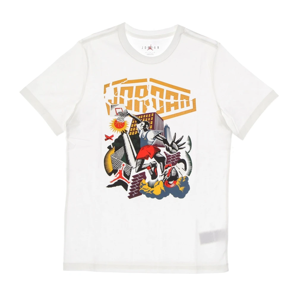 Jordan Men's White Training T-Shirts & Tops, Xl, Dna Gfx Crew