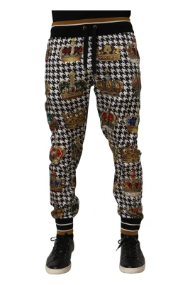 Houndstooth Crown Sweatpants