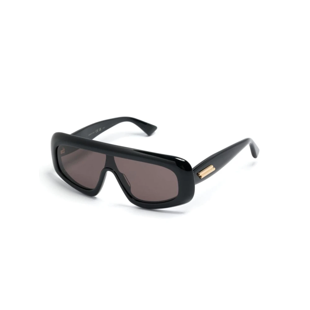 Bottega Veneta Unisex Zwart Accessoires One Size, Masker Zonnebril