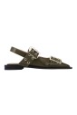 olive-green-buckle-ballet-flats