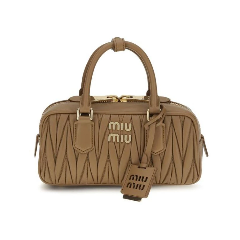 Miu Miu Beige Lamb Ovis Aries Handbag - Image 5
