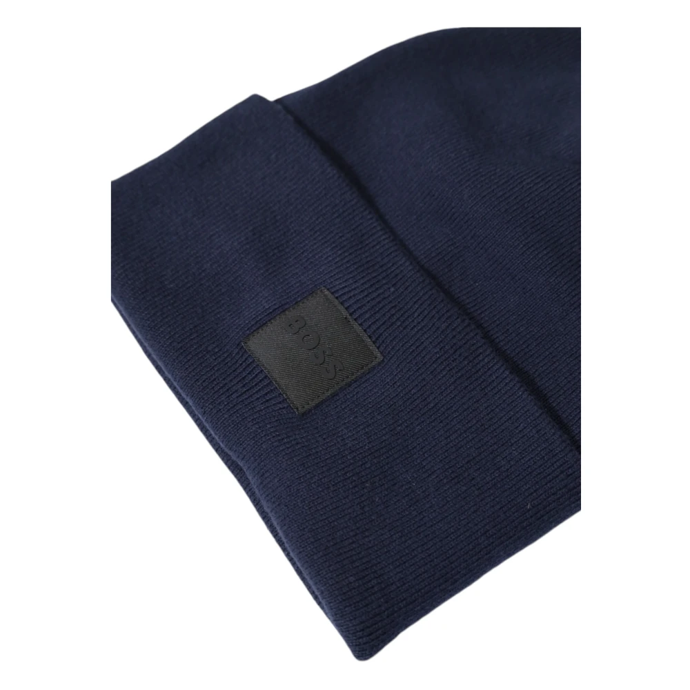 Hugo Boss Mannen Herfst Winter Katoenen Hoed Blue Heren