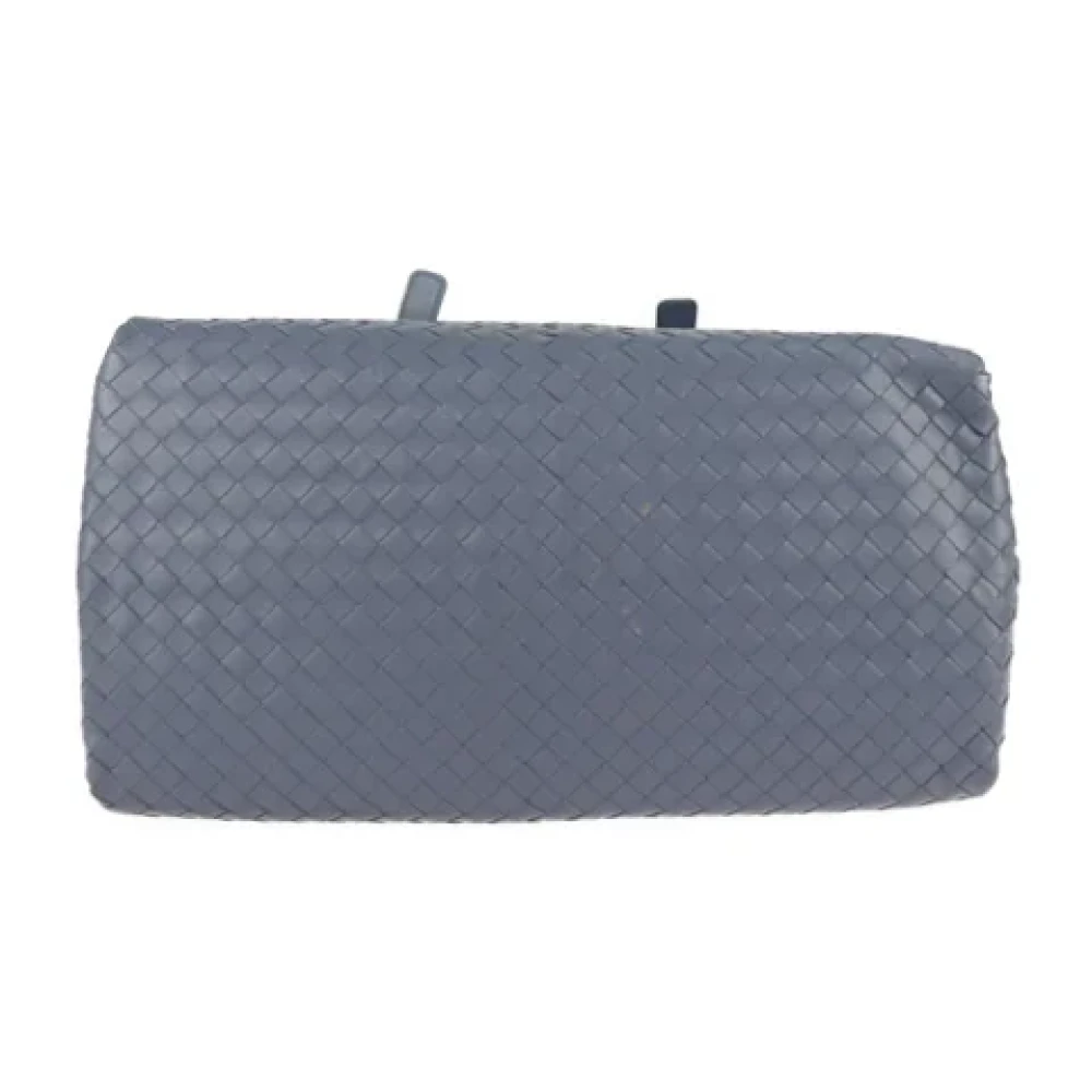 Bottega Veneta Vintage Pre-owned Leather handbags Blue Dames