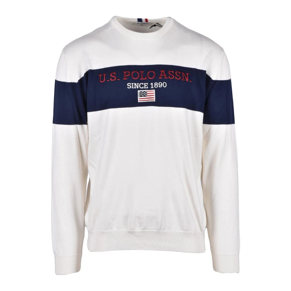 U.s. Polo Assn. Katoen Kasjmier Stijlvolle Gebreide White Heren