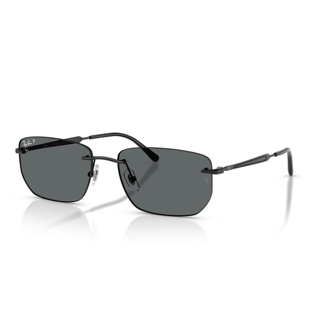 Ray-Ban Irregular Polarized Sunglasses RB 3768 Black/Grey 56-17-145 - Image 4