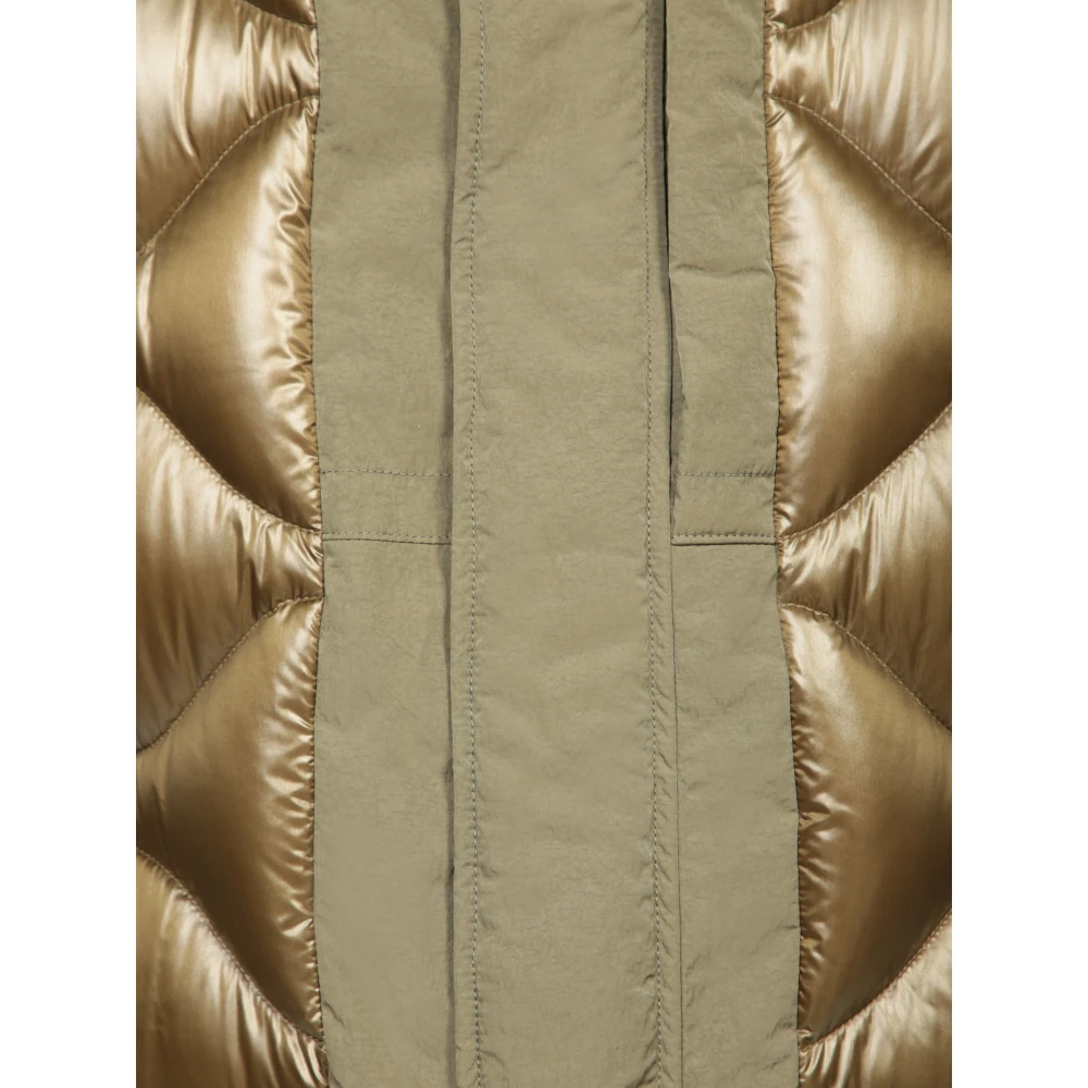 Tatras Khaki Gewatteerde Jas met Hoge Kraag Green Heren