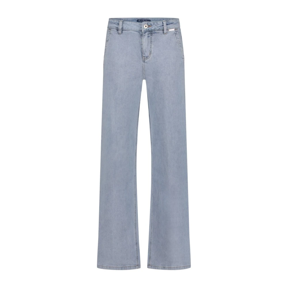 Red Button Colette Bleach Wide Leg Jeans Blue Dames