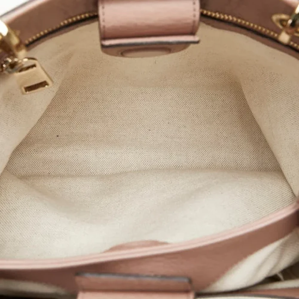 Gucci Vintage Pre-owned Leather handbags Pink Dames