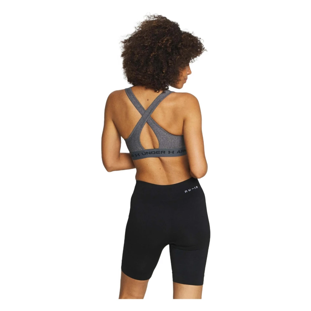 Under Armour Crossback Mid Hthr Top Gray Dames