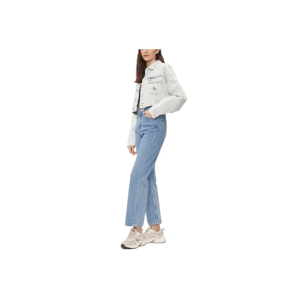 Calvin Klein Jeans Lichtblauwe Baggy Jeans & Broek Blue Dames