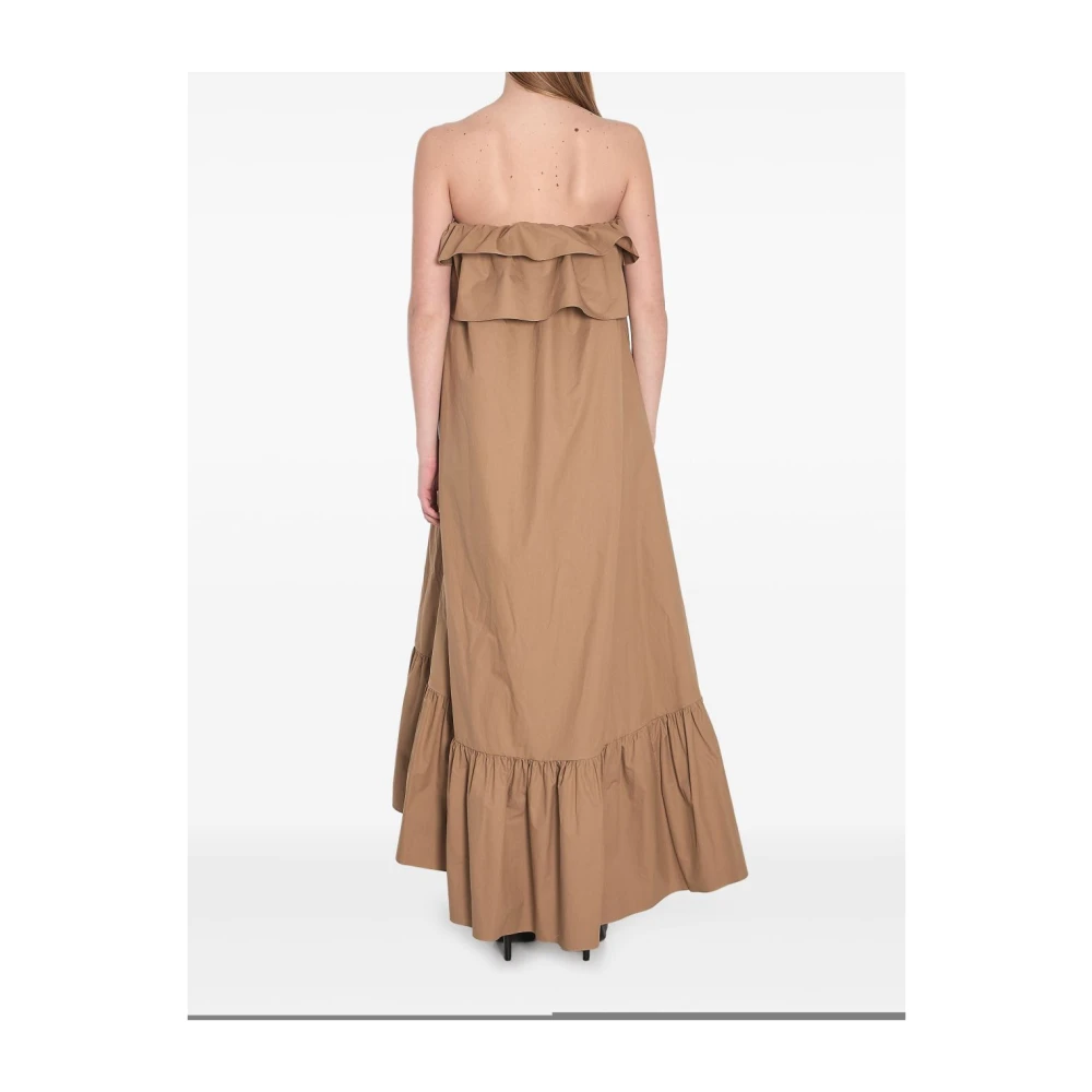 Saint Laurent Maxi-jurk Orange Dames