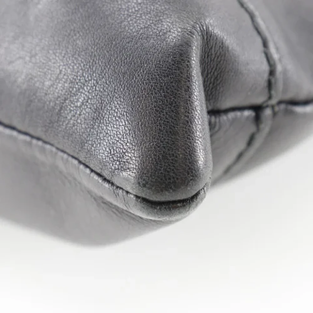 Balenciaga Vintage Pre-owned Leather clutches Black Dames