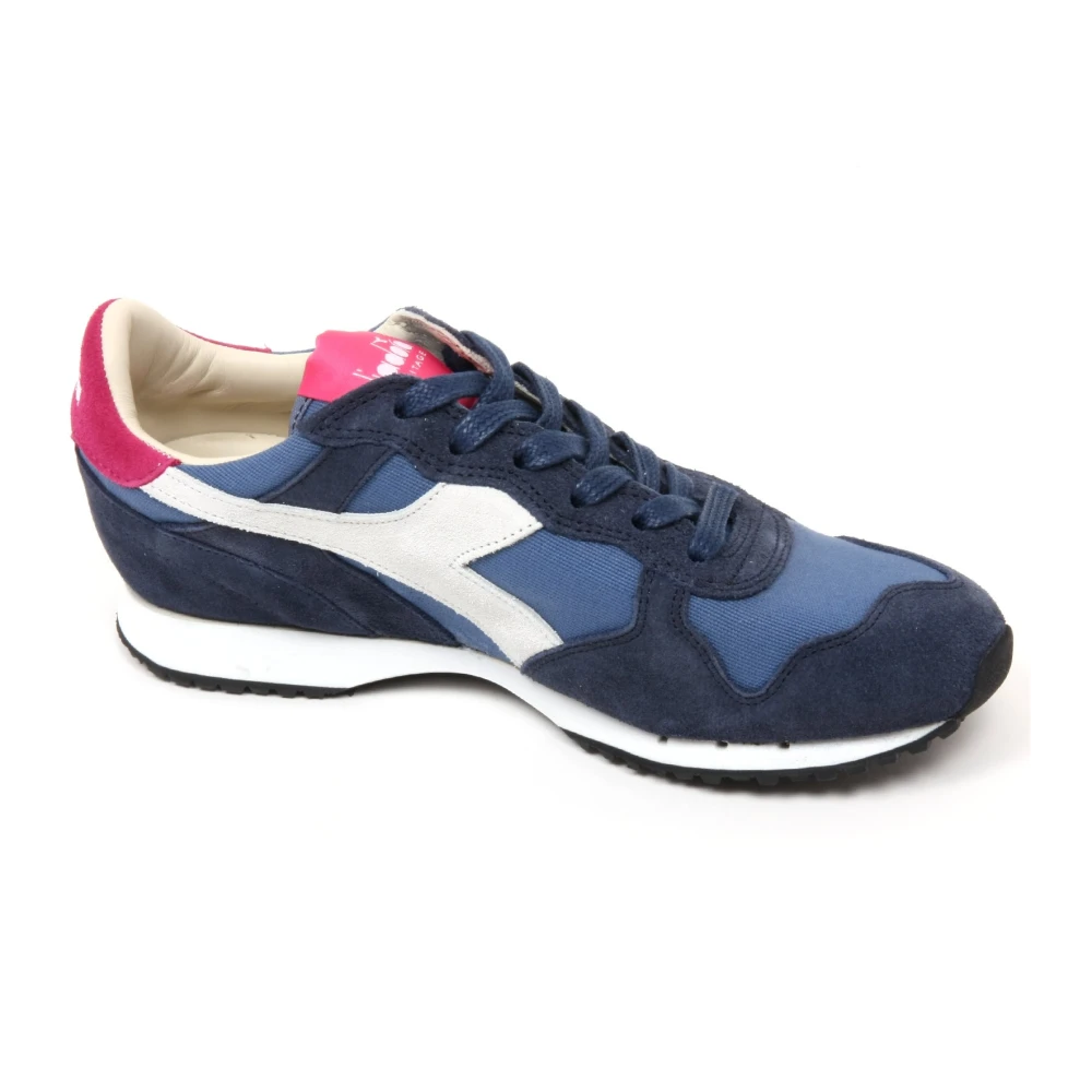 Diadora Trident Heritage Low Top Sneakers Dames Schoenen Blauw