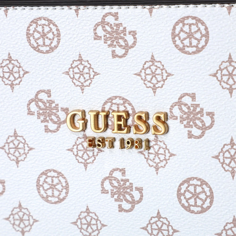 Guess Klassieke Silvana Handtas White Dames
