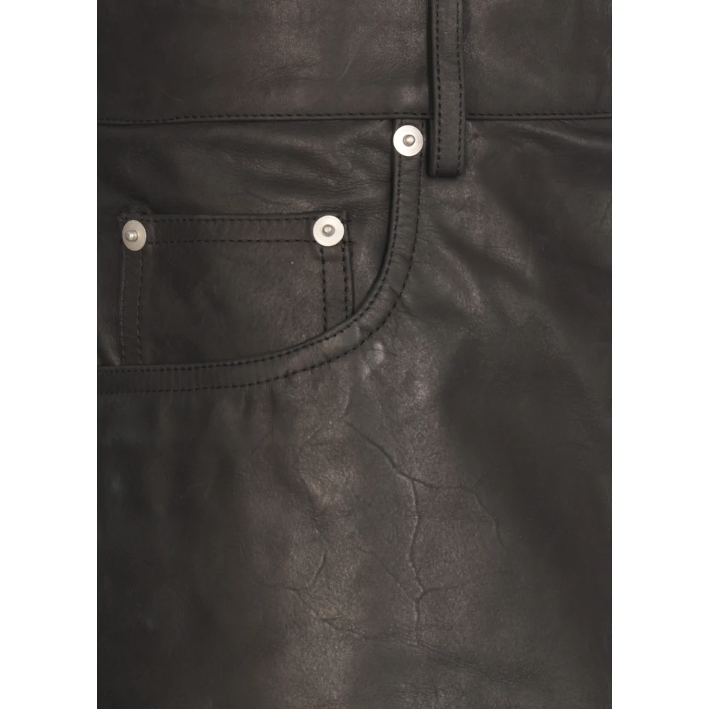 Rick Owens Geth Cutoffs Bermuda Shorts Black Heren
