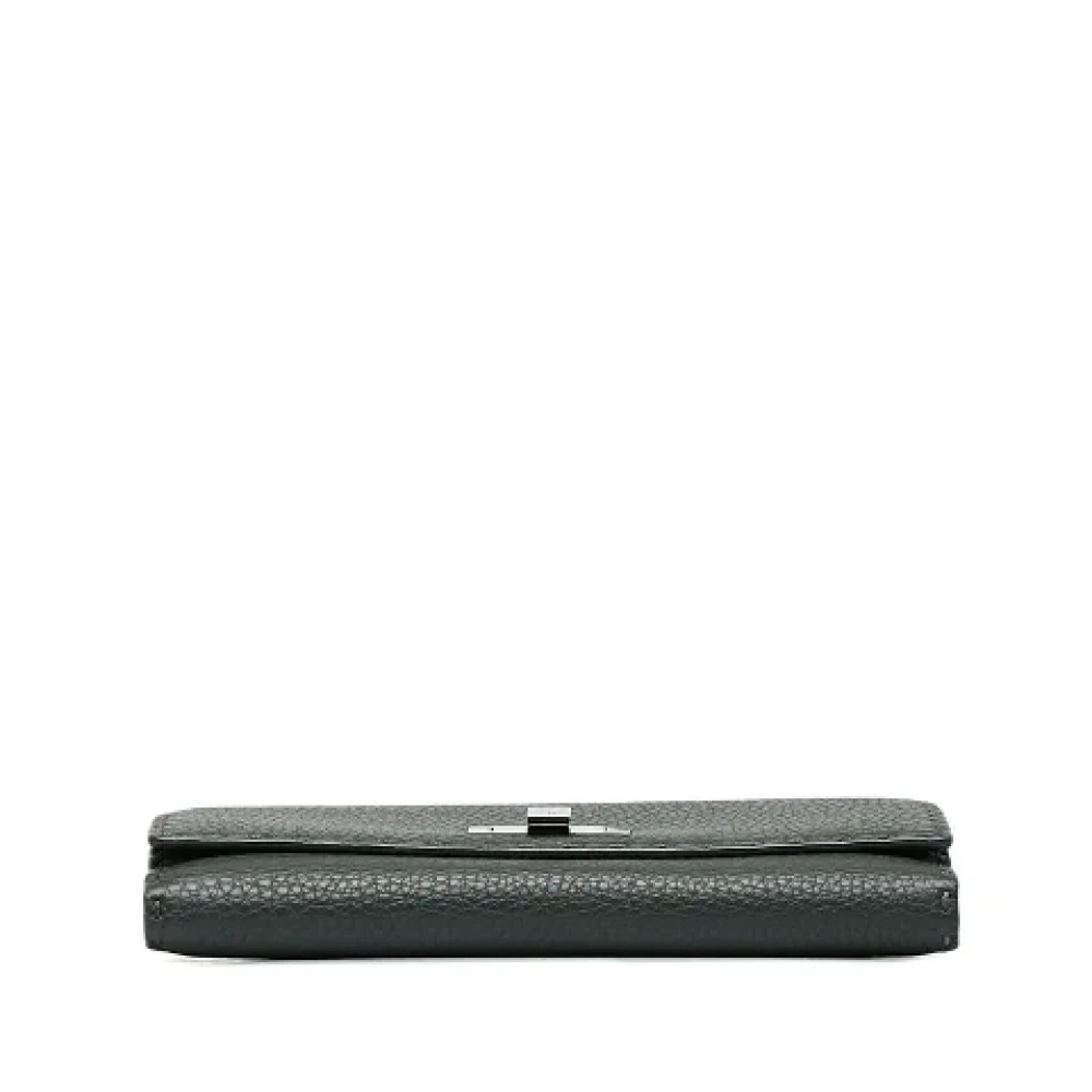 Fendi Vintage Pre-owned Leather wallets Gray Dames