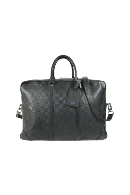 Pre-owned Damier Infini Portfölj