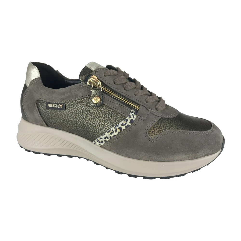 Mephisto Casual Sneakers Dames Schoenen Grijs
