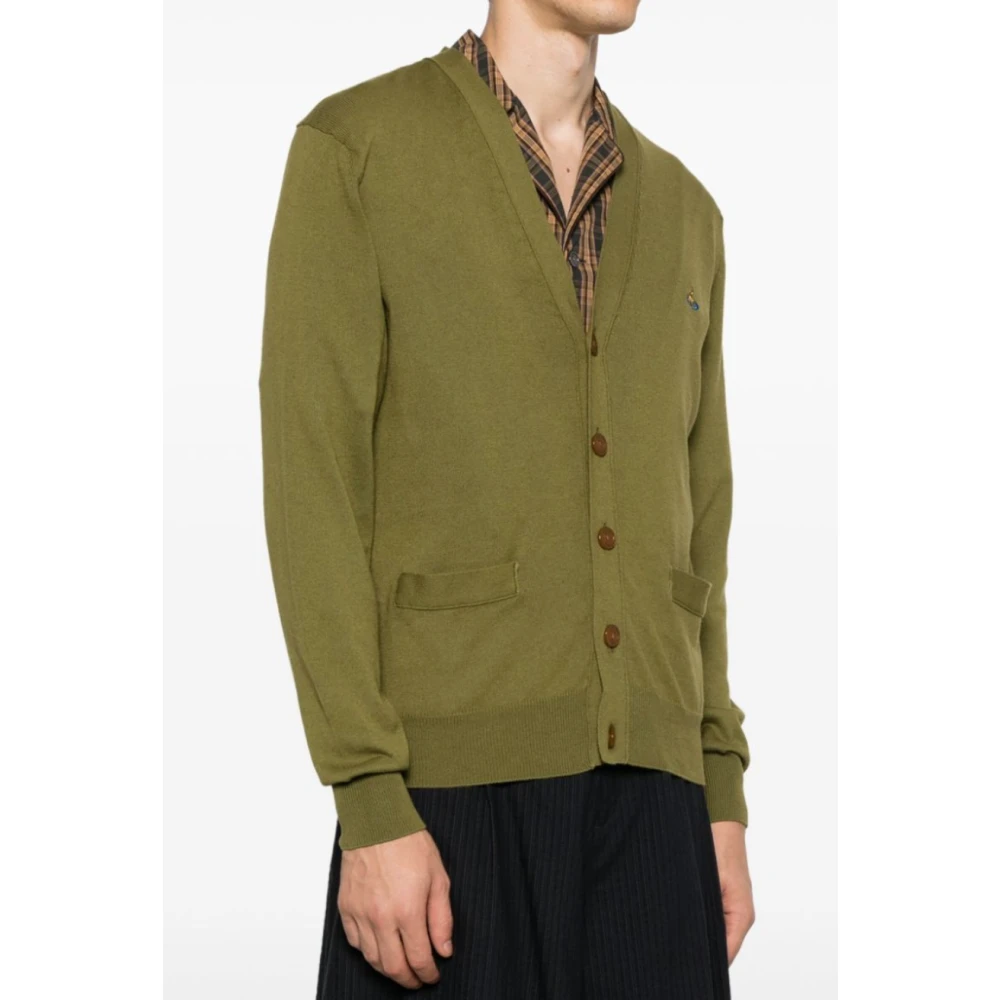 Vivienne Westwood Sage Heren Cardigan Green Heren