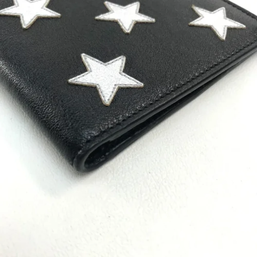 Yves Saint Laurent Vintage Pre-owned Leather wallets Black Heren