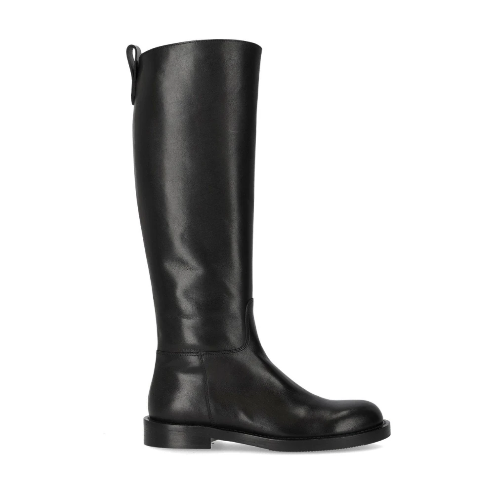 Guglielmo Rotta Women's Black Leather Percy Boot With Zip