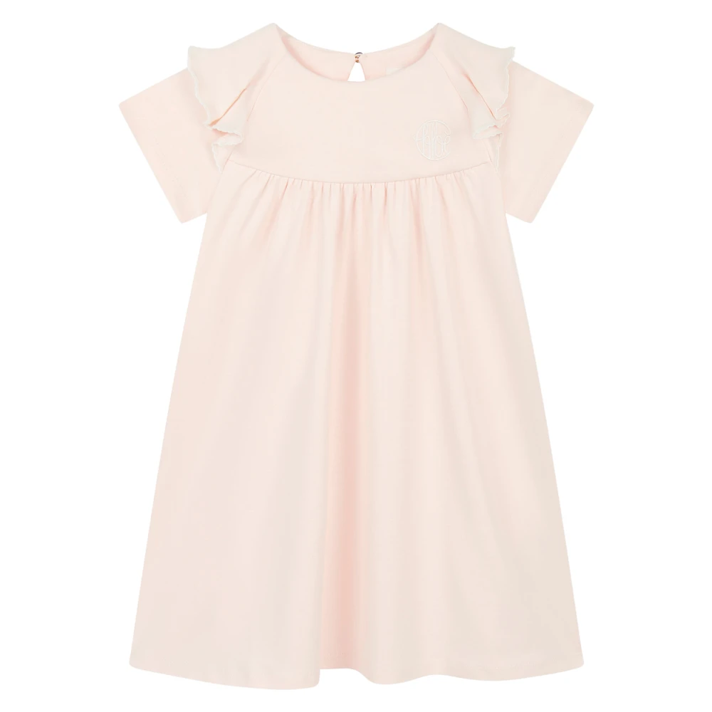 Chloé Women's Pink Ruffle Dress