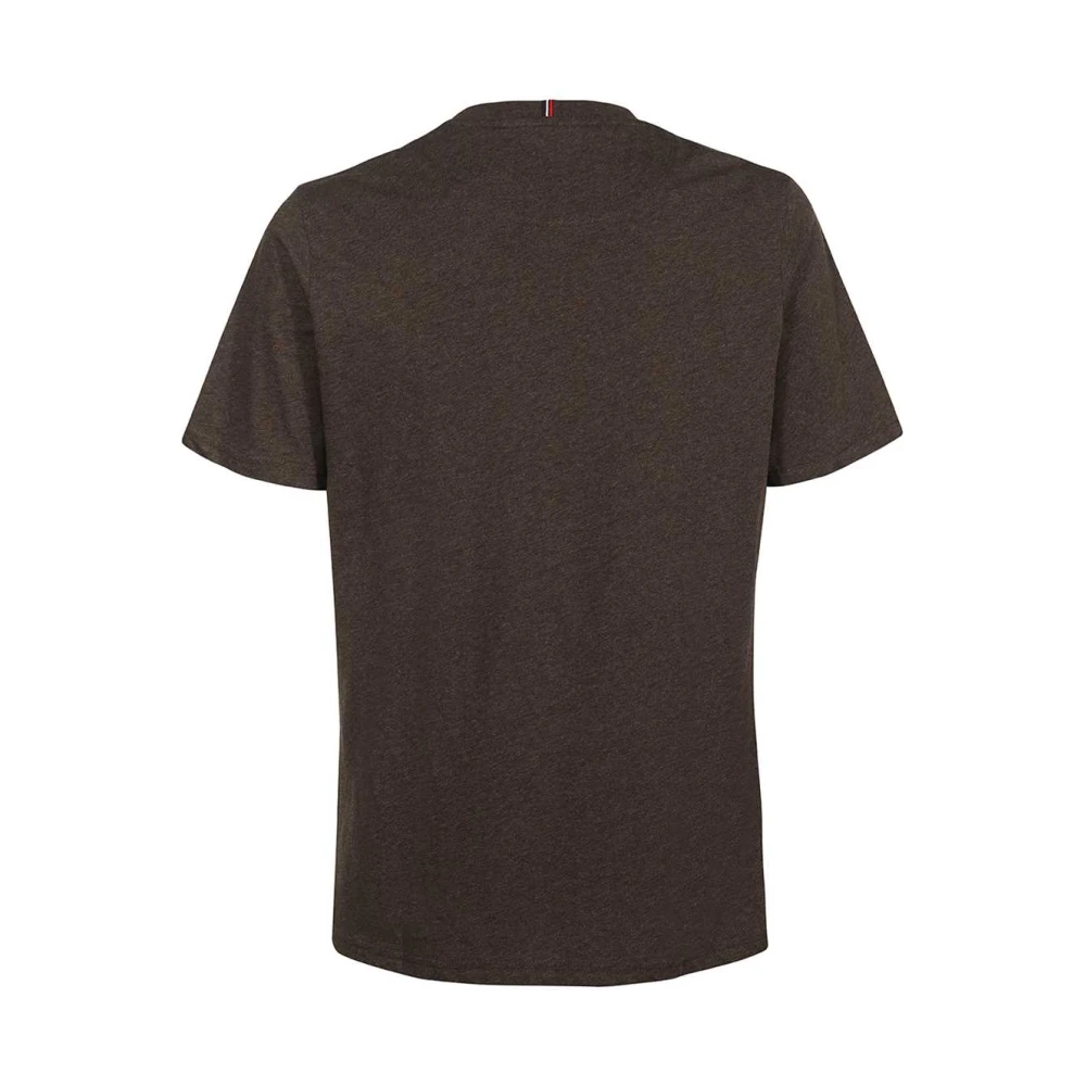 Les Deux Geribbelde Katoenen Crew-Neck T-shirt Gray Heren