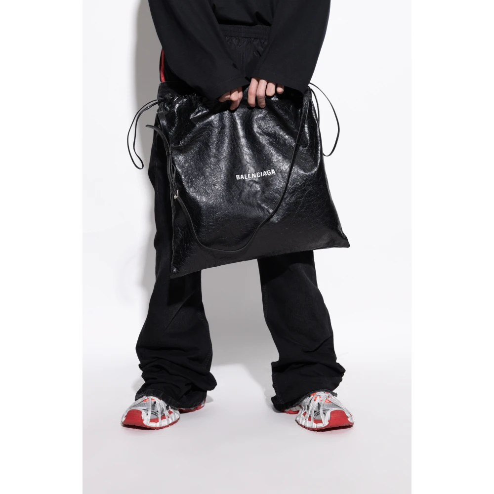 Balenciaga Tas Stoftype Shopper Black Heren