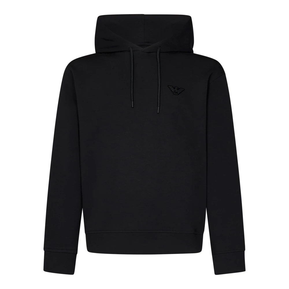 Emporio Armani Zwarte Sweatshirt Aw24 Stijlvol Ontwerp Black Heren