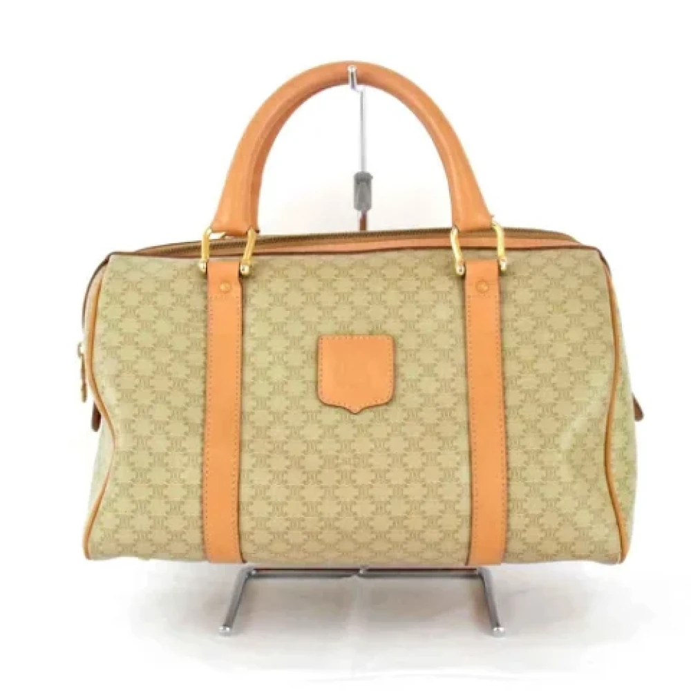 Celine Vintage Pre-owned Fabric celine-bags Beige Dames